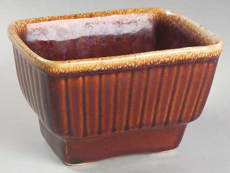 Brown Drip (House and Garden, Mirror Brown) 6" Planter Pot