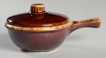 Brown Drip (House and Garden, Mirror Brown) Individual Casserole & Lid