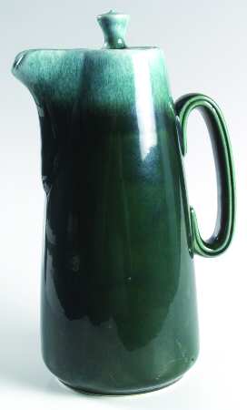 Green Agate Coffee Pot & Lid