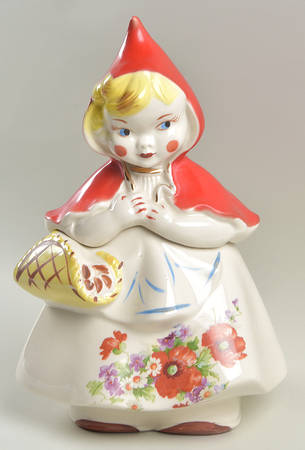 Little Red Riding Hood Cookie Jar & Lid