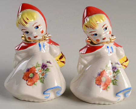Little Red Riding Hood Tall Salt and Pepper Set