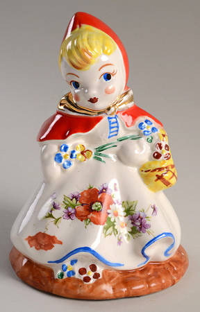 Little Red Riding Hood Lamp Base with No Electrical Parts by Hull