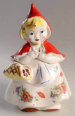 Little Red Riding Hood Cookie Jar & Lid #22