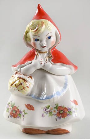 Little Red Riding Hood Cookie Jar & Lid