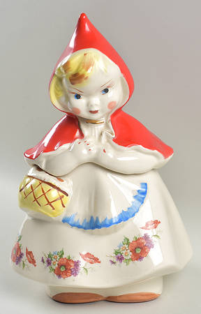 Little Red Riding Hood Cookie Jar & Lid