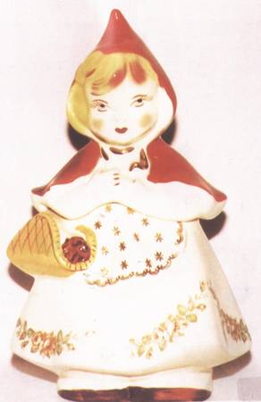 Little Red Riding Hood Cookie Jar & Lid