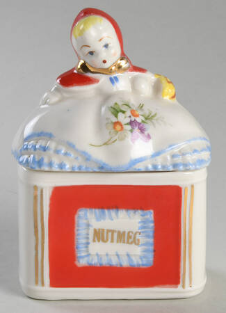 Little Red Riding Hood Nutmeg Spice Jar & Lid
