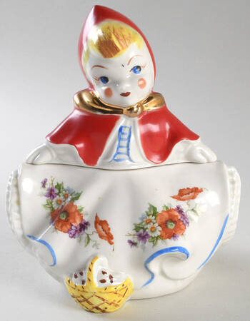 Little Red Riding Hood Cracker Jar & Lid