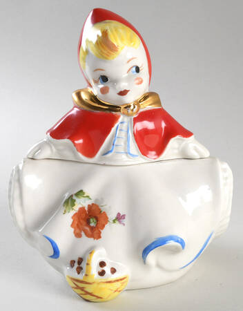 Little Red Riding Hood Cracker Jar & Lid