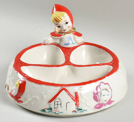 Little Red Riding Hood Divided Child's Plate