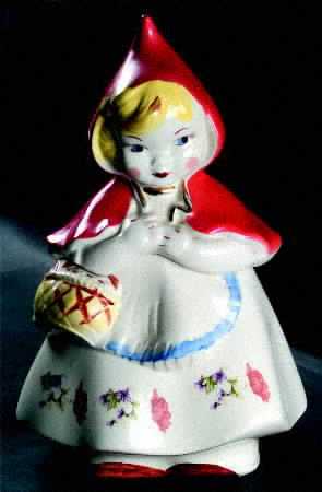 Little Red Riding Hood Cookie Jar & Lid