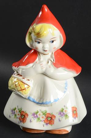 Little Red Riding Hood Cookie Jar & Lid #17