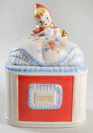 Little Red Riding Hood Coffee Canister & Lid