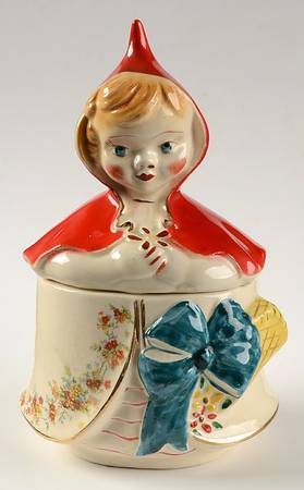 Little Red Riding Hood Dresser Jar & Lid