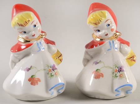 Little Red Riding Hood Tall Salt & Pepper Set