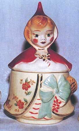 Little Red Riding Hood Dresser Jar and Lid