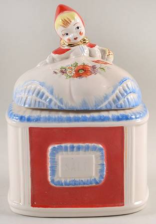 Little Red Riding Hood Salt Canister & Lid