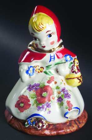 Little Red Riding Hood Lamp Base with No Electrical Parts by Hull