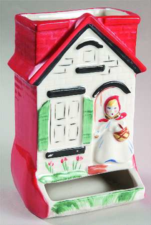 Little Red Riding Hood Match Holder, for Wood Matches