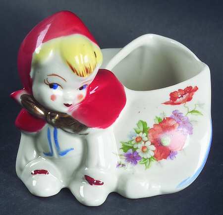 Little Red Riding Hood Crawling Shape Open Sugar Bowl
