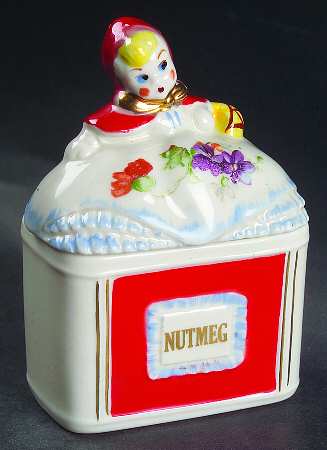 Little Red Riding Hood Nutmeg Spice Jar & Lid