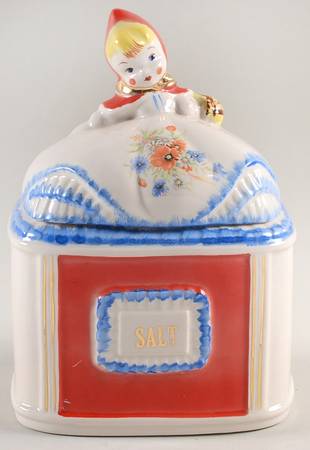 Little Red Riding Hood Salt Canister & Lid