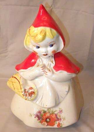 Little Red Riding Hood Cookie Jar & Lid