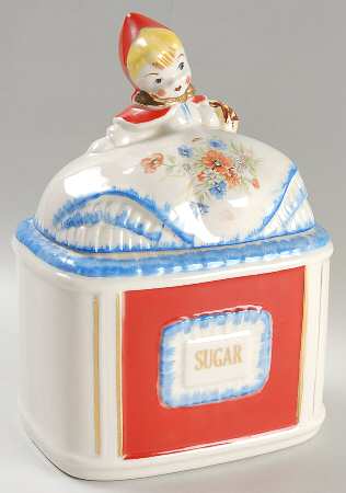 Little Red Riding Hood Sugar Canister & Lid