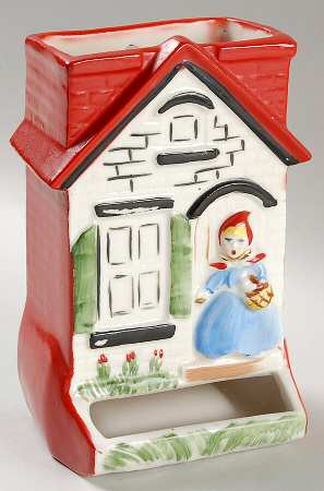 Little Red Riding Hood Match Holder, for Wood Matches