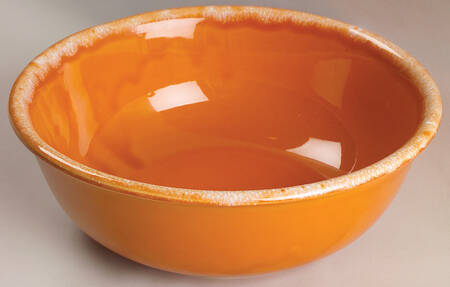 Tangerine 10" Large Salad Serving Bowl