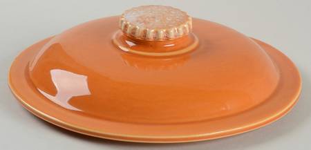 Tangerine Lid for 1.5 Qt Round Casserole