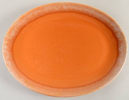 Tangerine 11" Oval Serving Platter