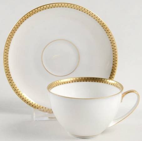 03231 Flat Demitasse Cup & Saucer Set