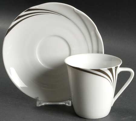 Accent Flat Cup & Saucer Set