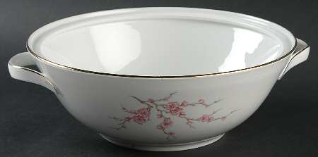 Almond Blossom (Coupe) Round Vegetable No Lid