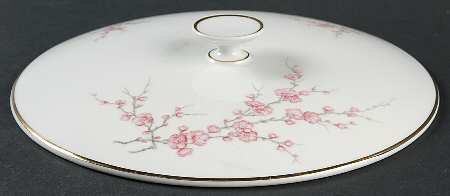 Almond Blossom (Coupe) Lid for Round Vegetable