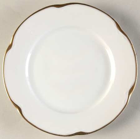 Alice (Gold Trim) Bread & Butter Plate