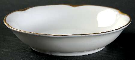 Alice (Gold Trim) Fruit/Dessert (Sauce) Bowl