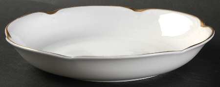 Alice (Gold Trim) Coupe Soup Bowl