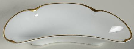 Alice (Gold Trim) Bone Dish
