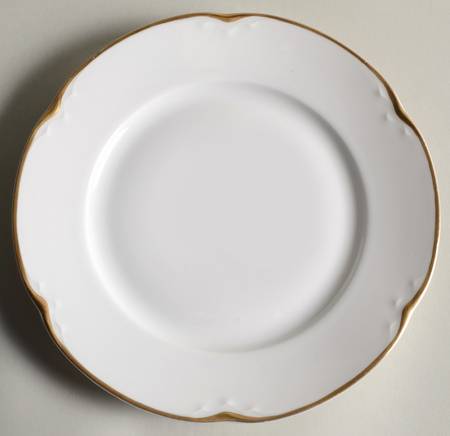 Alice (Gold Trim) Salad Plate