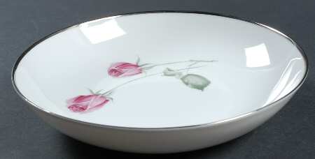 American Beauty (Platinum Trim, Sissi) Coupe Soup Bowl