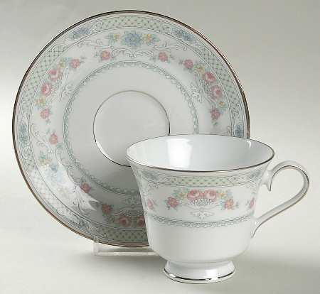 Antoinette Footed Cup & Saucer Set by Hutschenreuther