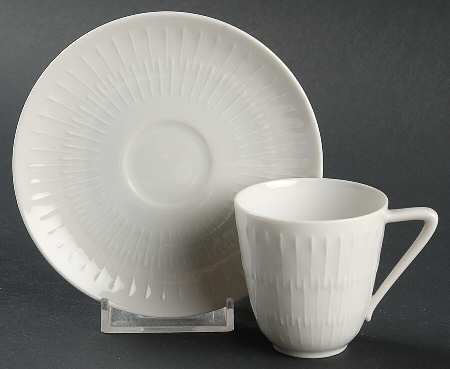Apart Flat Demitasse Cup & Saucer Set