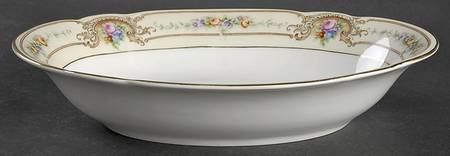 The Ascot 10" Oval Vegetable Bowl by Hutschenreuther