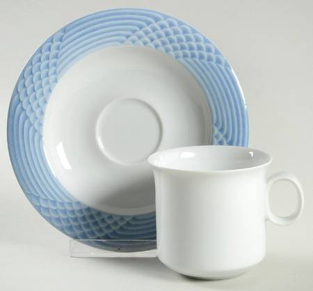 Atlantik Flat Cup & Saucer Set