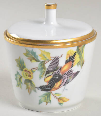 Audubon Bird Mini Sugar Bowl & Lid