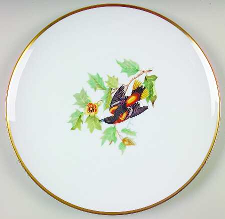 Audubon Bird 13" Chop Plate (Round Platter)