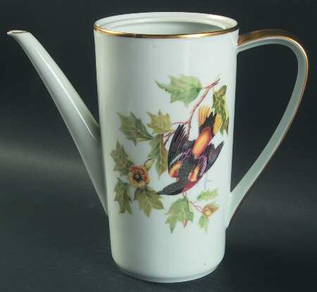 Audubon Bird Coffee Pot No Lid