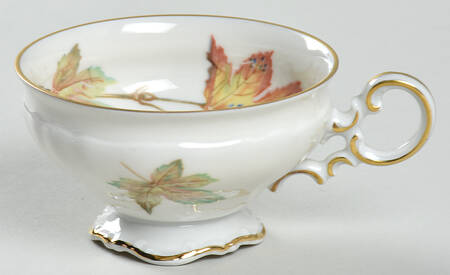 The Autumn Leaves Footed Demitasse Cup